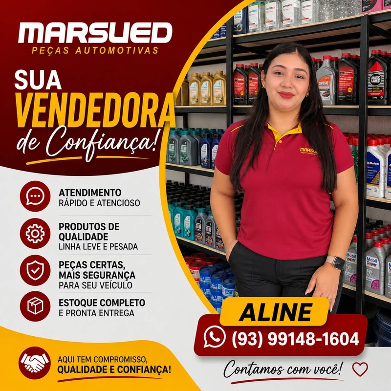 Vendedor(a) Aline