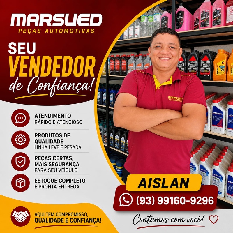 Vendedor(a) Aislan
