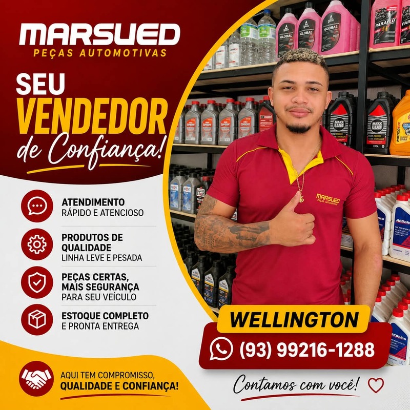 Vendedor(a) Wellington
